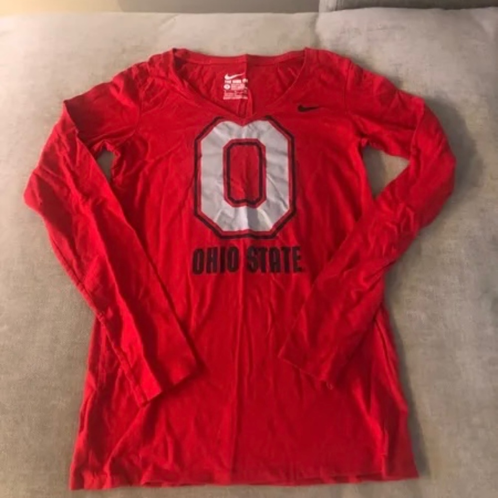 Nike Ohio State Long Sleeve-Womens